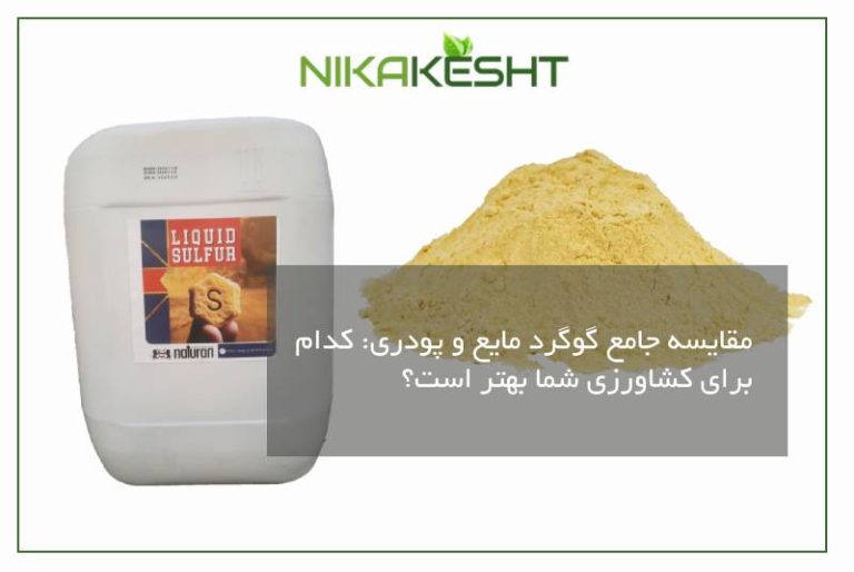 مقایسه گوگرد مایع و پودری