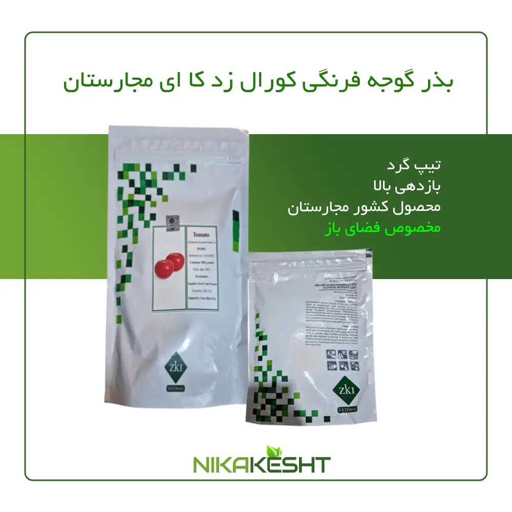 بذر گوجه فرنگی کرال زد کا ای ZKI
