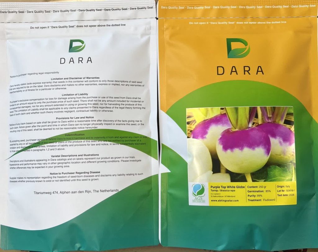 بذر شلغم دورنگ دارا DARA